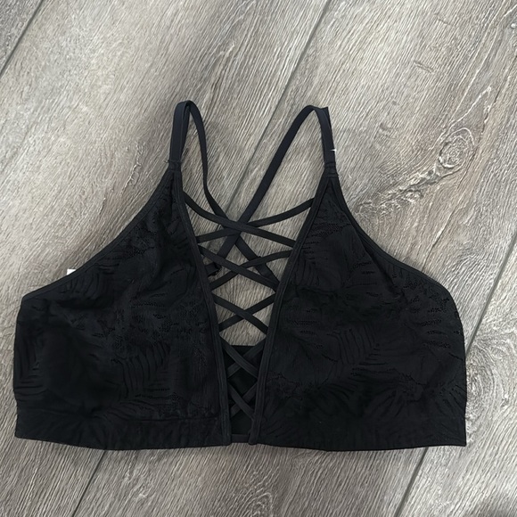 Pink By Victoria’s Secret Black Lace Bralette medium - Picture 1 of 3